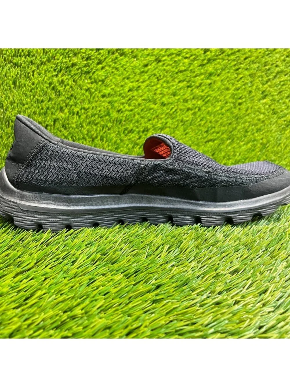 Skechers Go Walk 2 Mens Size 9 Black Casual Outdoor Walking Slip On Shoes